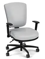 Mid Back Office Chair with Arms