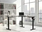 L Shaped Height Adjustable Desk