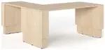 L Shaped Adjustable Height Desk