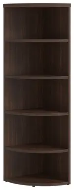 Curved Corner Bookcase