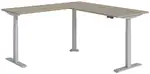 L Shaped Sit Stand Desk