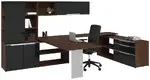 U Shaped Executive Desk with Storage