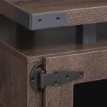 Storage Credenza with Glass Doors