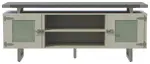 Storage Credenza with Glass Doors