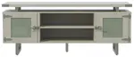 Storage Credenza with Glass Doors