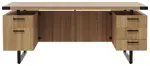 Double Pedestal Desk with Drawers