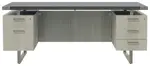 Double Pedestal Desk with Drawers