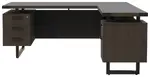 L Shaped Desk with Drawers
