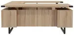 U Shaped Desk with Drawers