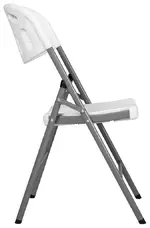 Plastic Folding Chairs - 12 Pack
