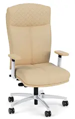 Leather Executive High Back Chair with Lumbar Support