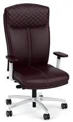 Leather Executive High Back Chair with Lumbar Support