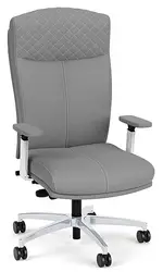 Leather Executive High Back Chair with Lumbar Support