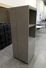 Putty Steel Wardrobe Storage Cabinet