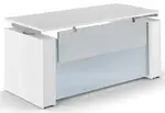 Sit Stand Desk with Modesty Panel