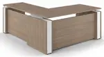 L Shaped Sit Stand Desk