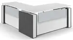 Adjustable Height L Shaped Desk
