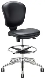 Armless Vinyl Drafting Chair