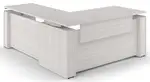 Standing L Desk with Modesty Panel