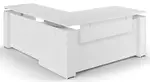 Standing L Desk with Modesty Panel