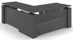 Standing L Desk with Modesty Panel