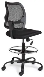 Extended Height Drafting Chair without Arms