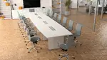 Boat Shaped Conference Table