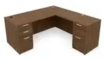 L Shaped Desk with Drawers