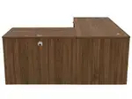 L Shaped Desk with Drawers