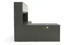 L Shaped Desk with Hutch
