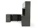 L Shaped Desk with Hutch