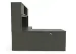 L Shaped Desk with Hutch
