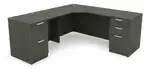 L-Shaped Credenza Desk