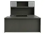 U Shaped Desk with Hutch