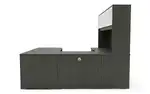 U Shaped Desk with Hutch