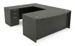 Bow Front U Shape Desk
