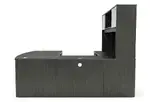Bow Front U Shaped Desk with Hutch