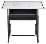 Adjustable Height Student Desk with Dry Erase Top