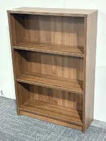 Walnut 3 Shelf Bookcase
