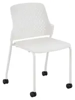 Stacking Chairs with Casters - 4 Pack