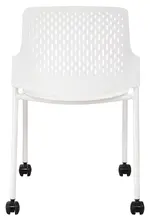 Stacking Chairs with Casters - 4 Pack
