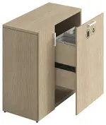Trash and Recycling Cabinet
