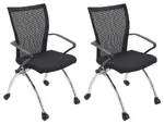 Office Nesting Chairs - 2 Pack