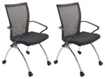 Office Nesting Chairs - 2 Pack