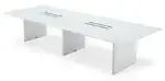 Glass Top Conference Table and Chairs Set