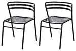 Outdoor Stacking Chairs - Set of 2
