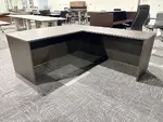 Bow Front L-Shaped Desk