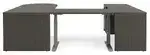 U Shaped Peninsula Standing Desk