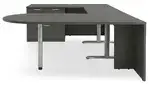 U Shaped Peninsula Standing Desk