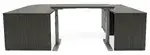 U Shaped Peninsula Standing Desk